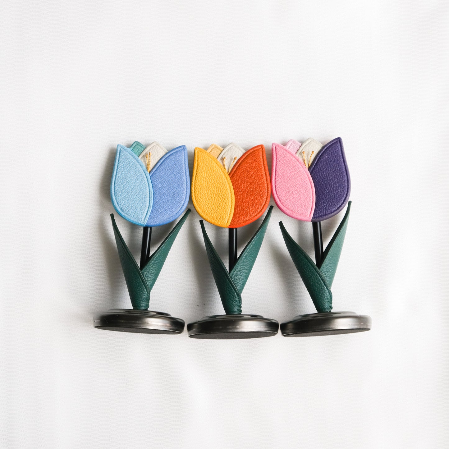 鬱金香造型皮革相片夾【Rose】