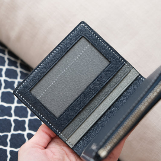 Classic Mini Wallet 迷你拉鍊銀包【Marine】