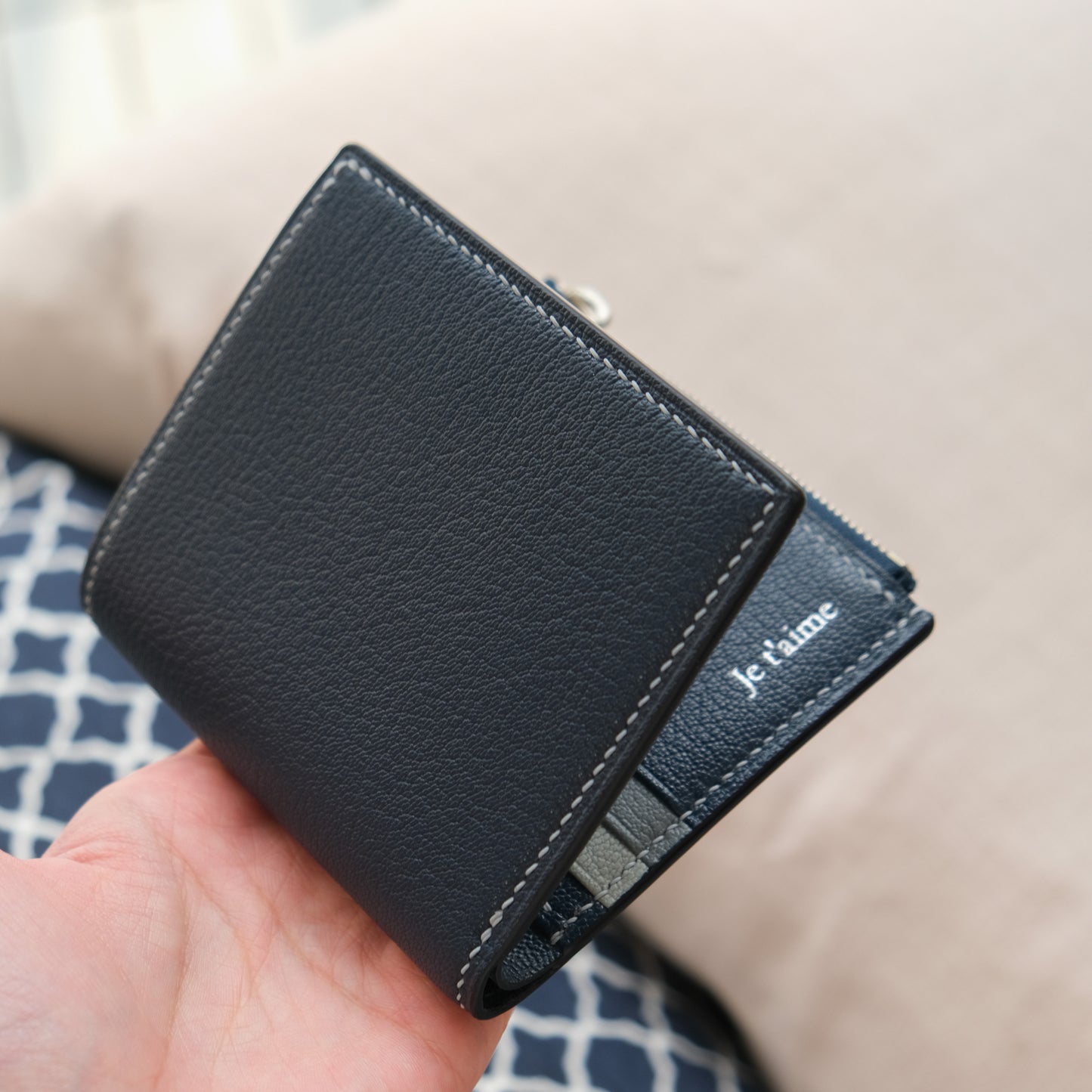 Classic Mini Wallet 迷你拉鍊銀包【Marine】