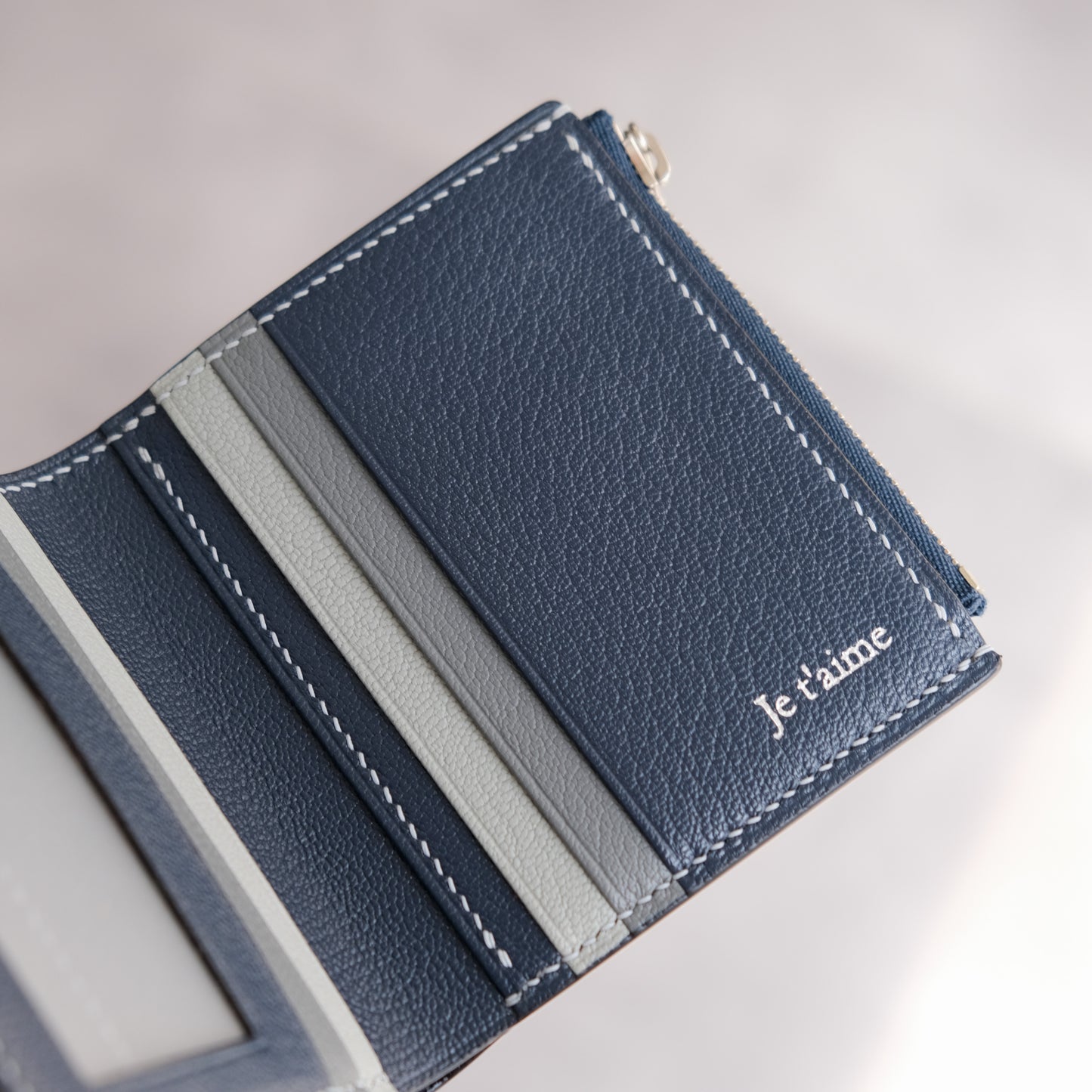 Classic Mini Wallet 迷你拉鍊銀包【Marine】