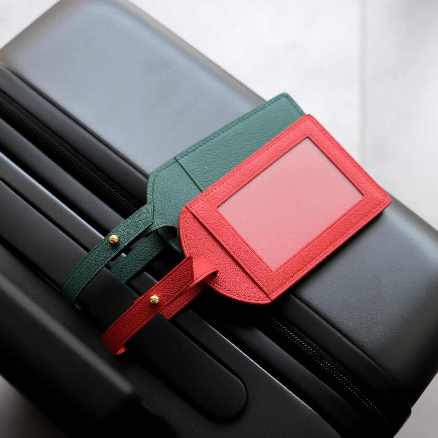 Postbox Luggage Tag 舊式郵筒皮革行李牌