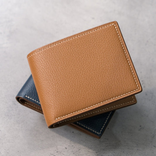 Classic Bifold Wallet 撞色兩摺銀包【Gold】